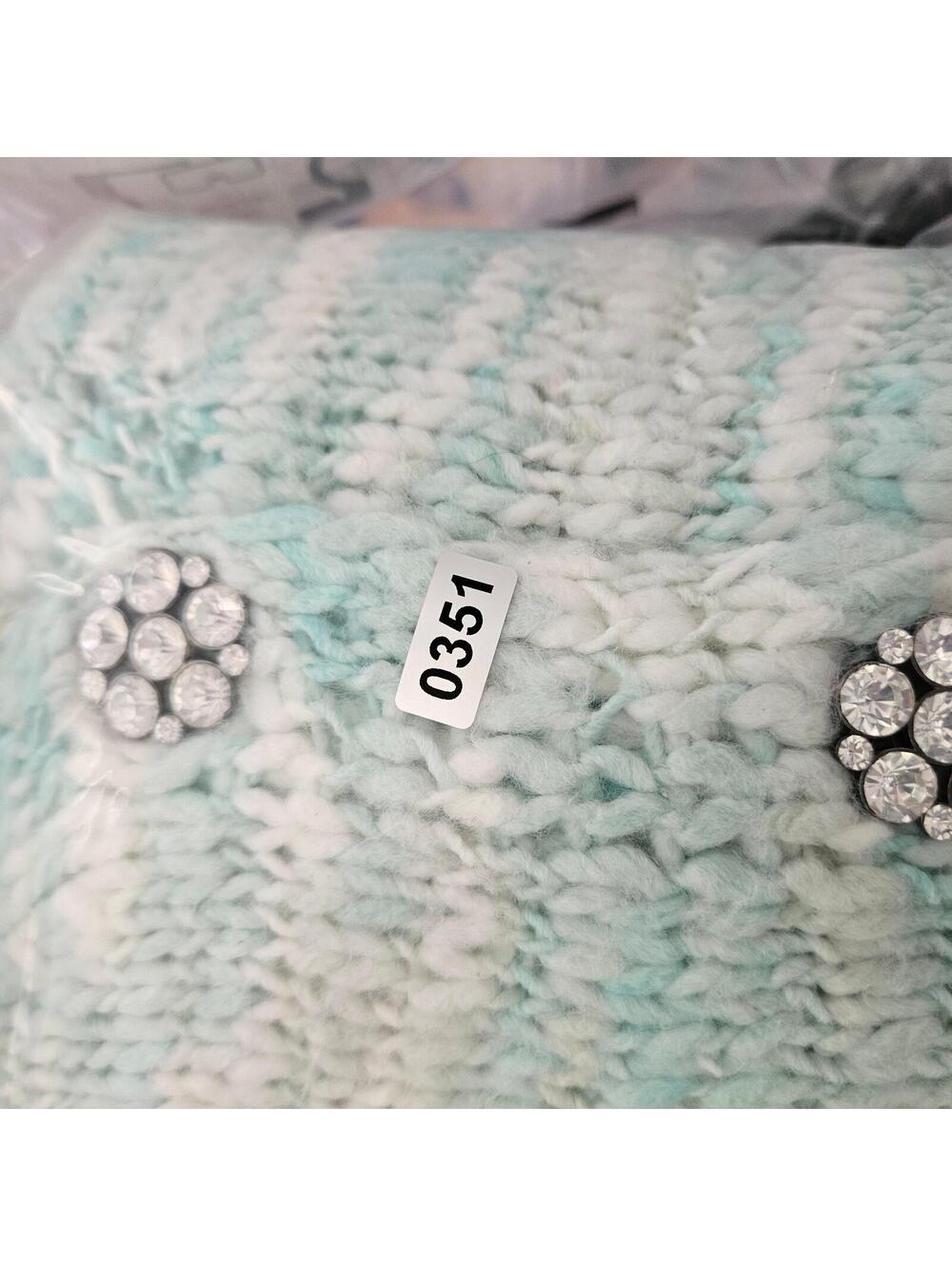 Wild Fable space-dye cropped cardigan featuring rhinestone cluster buttons - Picture 11 of 11